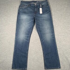 Outerknown The Dunes Straight Jeans Mens 33x30 Blue Medium Wash S.E.A. Denim USA